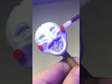 R-rated Puppet with face mechanism made out of clay | FNAF clay art