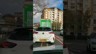 driving magic roundabout in Hemel Hempstead England