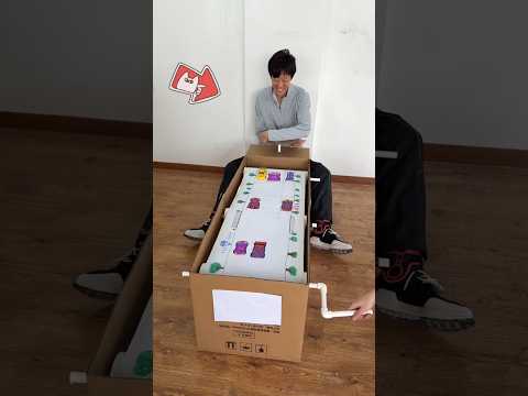 Make a car racing game with cardboard |#shortvideo