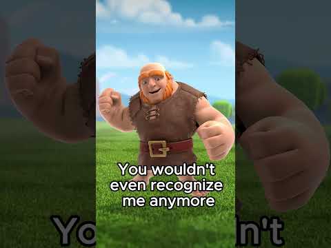 Giant did change a lot! What a glow-up! 🤩 #clashofclans #coc #supercell #strategygames #mobile