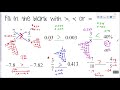 Ordering and Comparing Rational Numbers