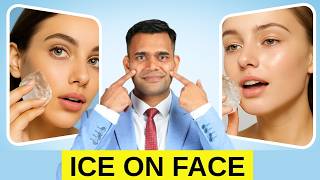 Ice on Face: Skincare Secret or Skin Damage? | ice cube facial | is ice on face safe