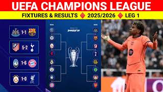 UEFA CHAMPIONS LEAGUE 2025/26 FIXTURES AND RESULTS Bayern Munich and Atletico Madrid Feast on Goal