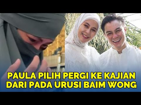 🔴Paula Verhoeven Pilih Pergi ke Kajian dari Pada Urusi Baim Wong