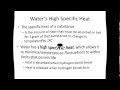 Properties and Effects of Water