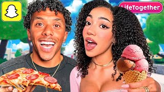 Eating Only LIFE TOGETHER FOOD For 24 HOURS With My BOYFRIEND! (Roblox)