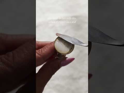 Copper & Vellum Two Tone Wax Seal #waxsealing #waxsealstamp #craft #crafting