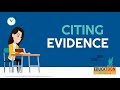Citing Evidence Using the CALM Strategy
