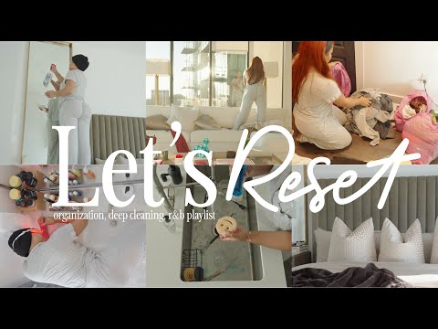 RESET WITH ME! : 5AM DEEP CLEANING & ORGANIZING + R&B CLEANING PLAYLIST + HOME MUST HAVES & MORE