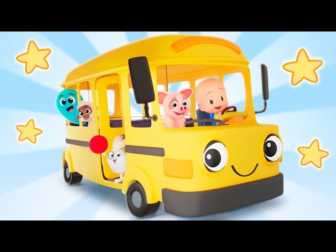 Las ruedas del bus de los animales y más canciones infantiles con Cleo y Cuquín