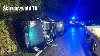 🚨🚔 Schwerer Verkehrsunfall mit E-Auto auf L 148 im Wehratal [21.08.2025]