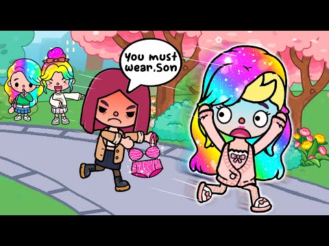 Mom Forced Me Pretend To Be A Girl 👧 Sad Story | Toca Life World | Toca Boca