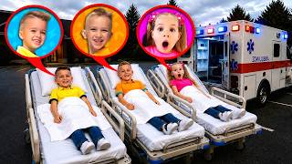 VLAD, NIKI & DIANA GOT RUSHED TO THE HOSPITAL IN AM AMBULANCE!! (FULL MOVIE)