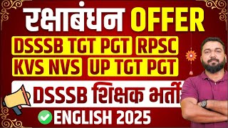 🔥Biggest Discount Ever🔥! Combo Batch for 👉🏻DSSSB, KVS, NVS, TGT PGT, BPSC , MPTET  & RPSC Grades 🎯