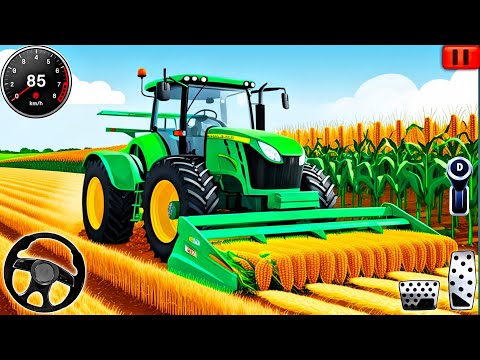 John Deere 5045D Tractor Driving - Indian Tractor Simulator Game - Android Gameplay #2