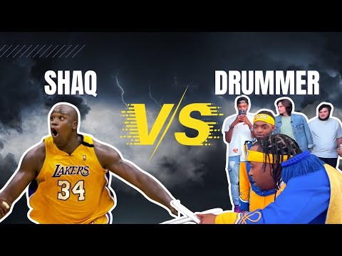 SHAQ VS DRUMMER DRUM CHALLENGE WIN OR LOSE?