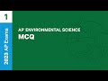 AP Environmental Science Concepts