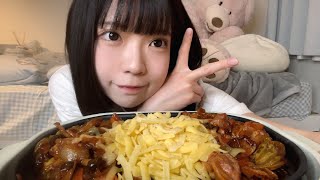 もぐもぐ配信🔥辛い辛いチーズタッカルビで春を迎えよーう！