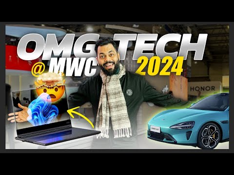 10 Craziest Tech We Saw At MWC 2024 ⚡Xiaomi SU7 Car, Humane AI Pin, Galaxy Ring & More