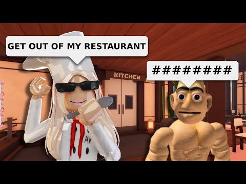 I worked in a Roblox sushi restaurant...