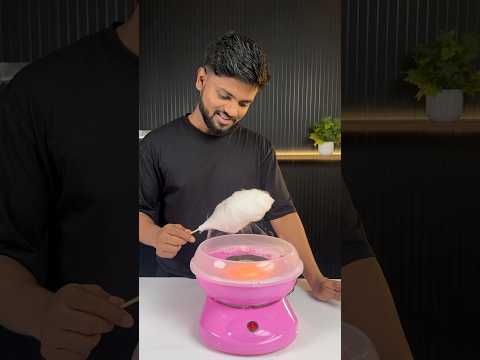 Testing unique kitchen gadgets (cotton Candy machine) 🍭 #trending