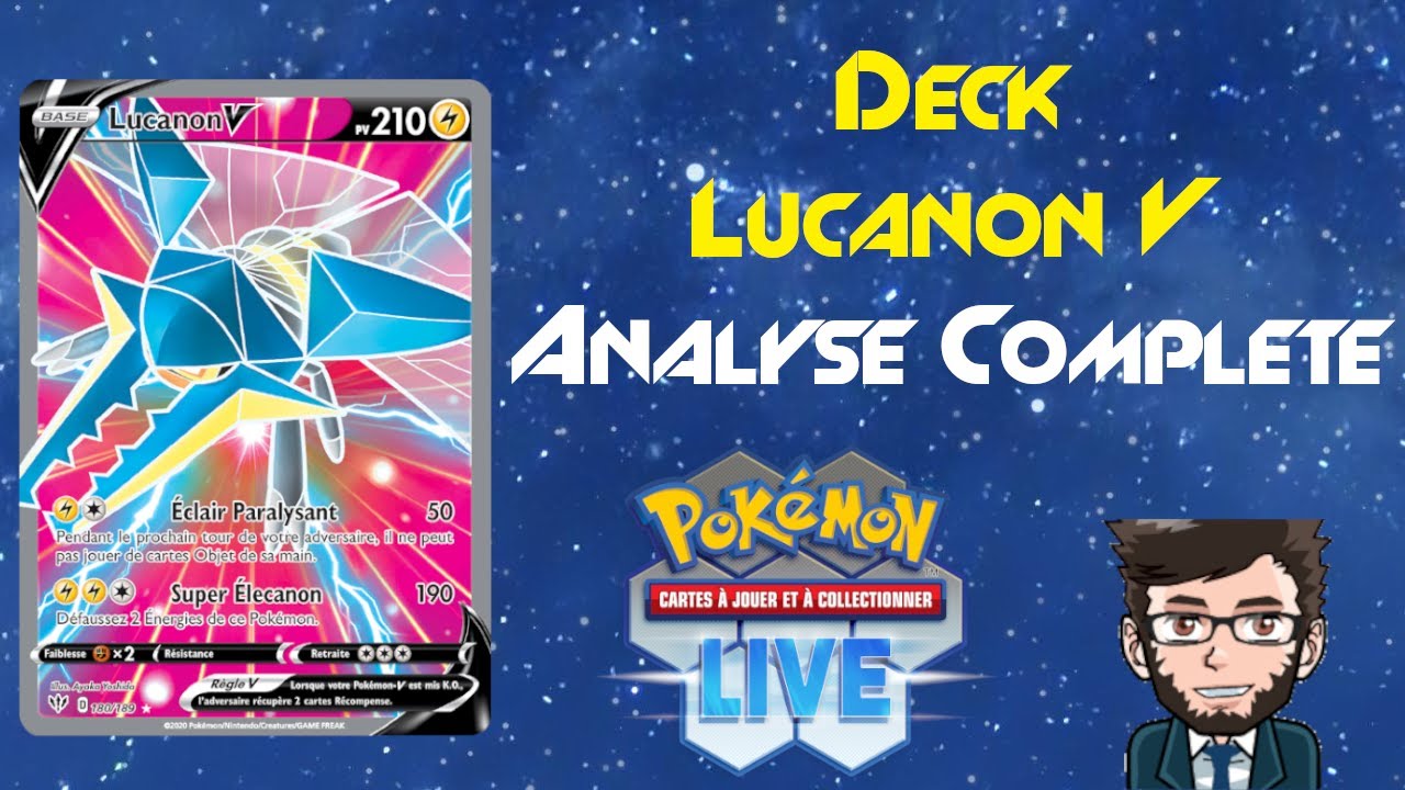 Analyse complète #105 du deck Lucanon V sur Pokémon TCG Live