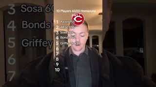 Blind ranking 10 players 6500 Homeruns Day 7  #MLB #baseball #blindranking #bullpenbanter #mlbfilter