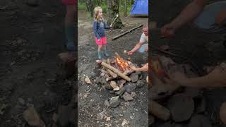 Campfire at Hawk Mountain Shelter @ButterflyandBear1024