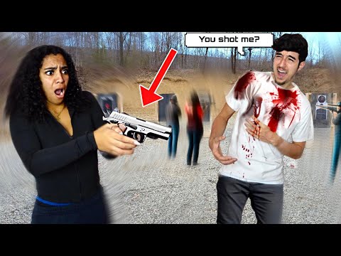 She ACCIDENTALLY SHOT Me At The Shooting Range!