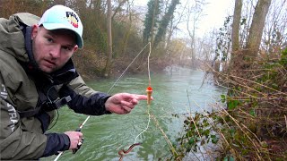 PECHE au BOUCHON VERS de TERRE pour cette Ouverture TRUITE 2025 Belgique Charleroi Hainaut