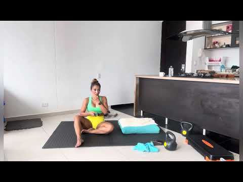 Estiramiento y meditación.
