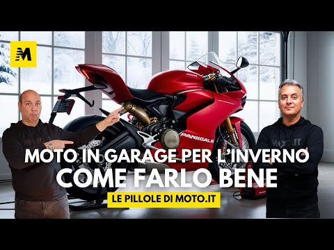 Come mettere via la moto d'inverno? 5 consigli per farlo bene