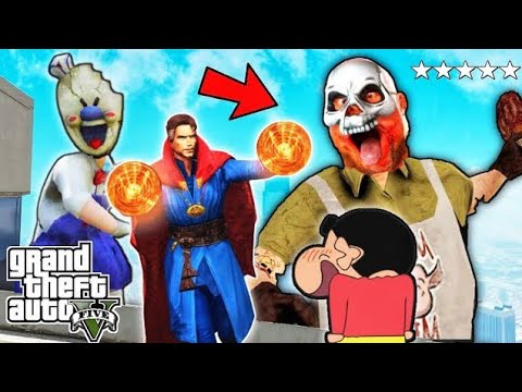 GTA 5 : PENNYWISE and GHOST RIDER came Back from Hell to Kill FRANKLIN! | PART 5