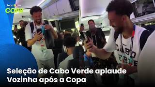 Vozinha é ovacionado por companheiros de time após campanha histórica de Cabo Verde na Copa