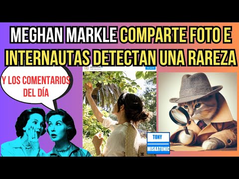 MEGHAN MARKLE CRITICADA TRAS COMPARTIR FOTO DE ELLA RECOLECTANDO ALBARICOQUES. ¿ENGAÑA AL PÚBLICO?