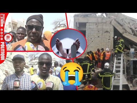 Effondrement d'un immeuble à Touba: 3m0rts les témoins oculaires racontent"défaut de construction...
