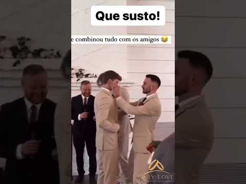 E na hora do beijo, noivo se nega a beijar a noiva 😱 #wedding #beijo #horadobeijo