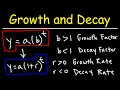 Exponential Functions: Growth and Decay