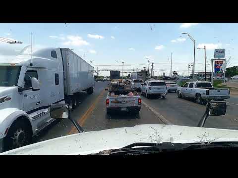 La ruta de Fort Stockton a Eagle Pass, Texas.