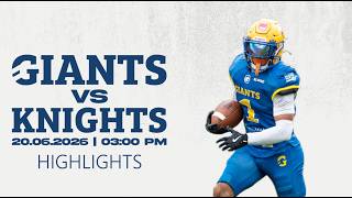 Highlights AFL: Giants vs. Knights