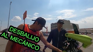 BROMA AL MECÁNICO LE DESBALIJO SU MOTO 