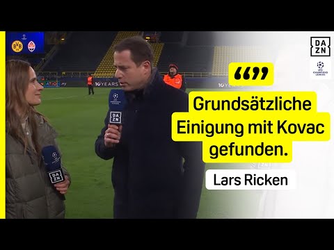 Ricken vermeldet Kovac-Verpflichtung | Dortmund - Donezk | UEFA Champions League | Interviews | DAZN