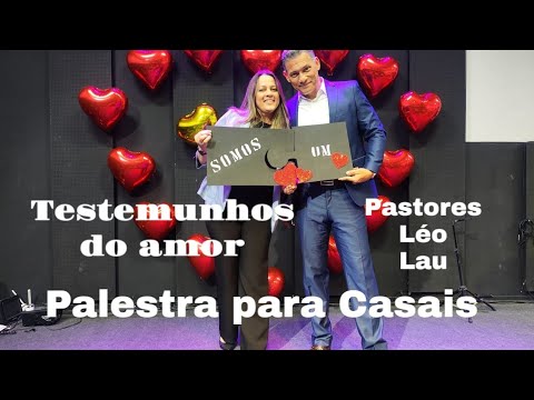 Palestra para casal testemunho curso casais edificados em Cristo