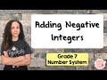 Adding Negative Integers Practice