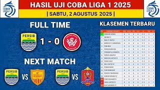 Hasil uji coba Liga 1 2025 - Persib Bandung vs Western Sydney Wanderers Australia hari ini