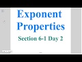 Exploring Rational Exponents and Exponent Properties