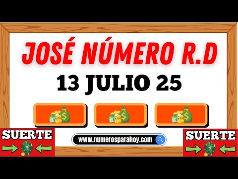 Domingo 13/07/25 Jose Numero RD