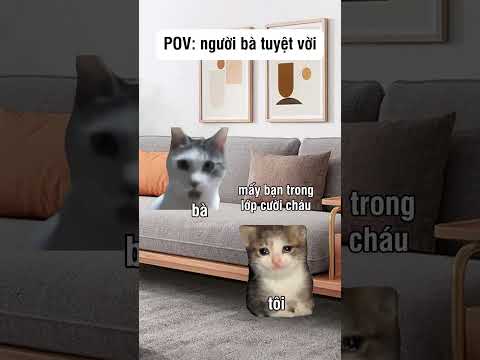Người bà tuyệt vời #shorts  #funny #dongvat #cat #pets #memes #animals #cute #haihuoc #hàihước