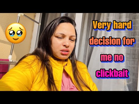 Very hard decision for me no clickbait🥹💔ऐसा दिन भी आयेगा सोचा नहीं था😭