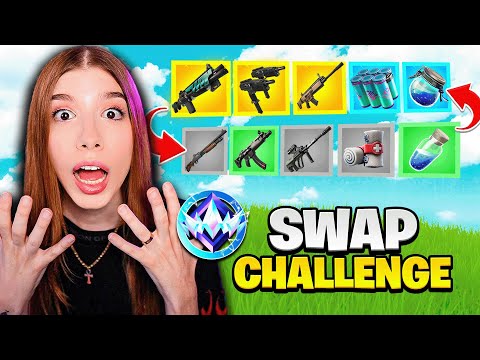 Provo LA SWAP CHALLENGE in RANKED UNREAL! FORTNITE ITA